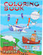 Children's Colouring Book Stickers Fruits Vegetables 3+ Years