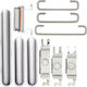 Hard Buttons Power Volume Switch Iphone 11 Pro 11 Pro Max Silver