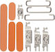 Hard Buttons Power Volume Switch Iphone 17 Pro 17 Pro Max Cosmic Orange