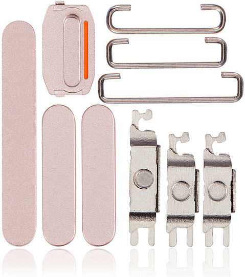 Hard Buttons Power Volume Switch Iphone 15 15 Plus Pink