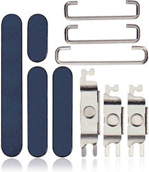 Hard Buttons Power Volume Switch Iphone 15 Pro 15 Pro Max Blue Titanium