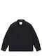 Long Sleeve Overshirt In Regular Fit Navy Blue