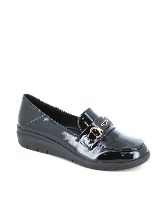Damen Mokassins in Schwarz Farbe 06/22907_MAUR