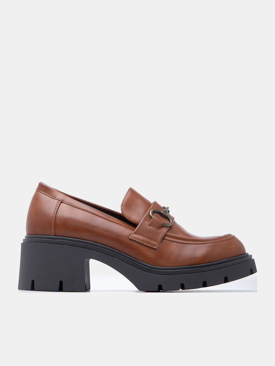 Luigi Women's Moccasins In Brown Colour