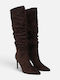 Suede Women's Brown Boots