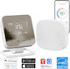 Mirrortherm Termostat Digital de Cameră Black Smart cu Wi-Fi