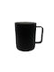 Estia Metallische Tasse Schwarz 300ml