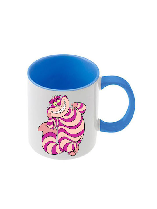 Alice Blaue Tasse Mit Griff Innen