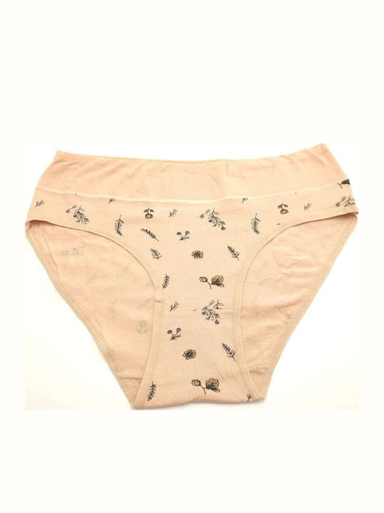Power Flower Chiloți Pentru Femei Slip Bej