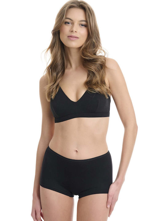 Bamboo Chiloți pentru femei 2Pack Negru
