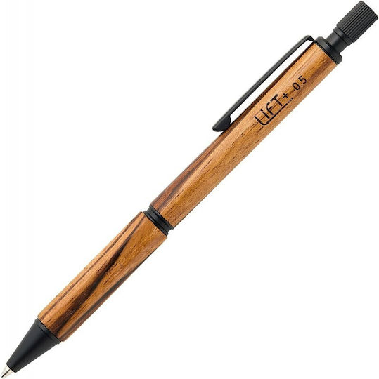 Kitera Lift Wood Mechanical Pencil 0.5mm Zebra Wood Liwood.05-zw 4580795301965