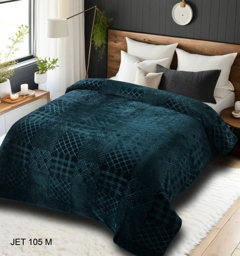 Blanket Pique Super Double 220x240cm Petrol