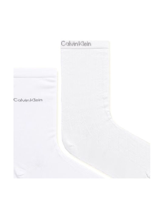 Calvin Klein Șosete pentru femei White 2Pack