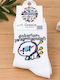 XOXO XOXO Socken Mit Muster Weiß