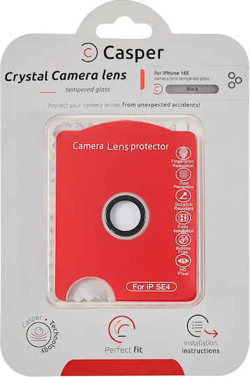 Casper Camera Lens Protector Iphone 16e 17e Silver Clear