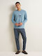 Vamp Winter Herrenpyjama Hellblau