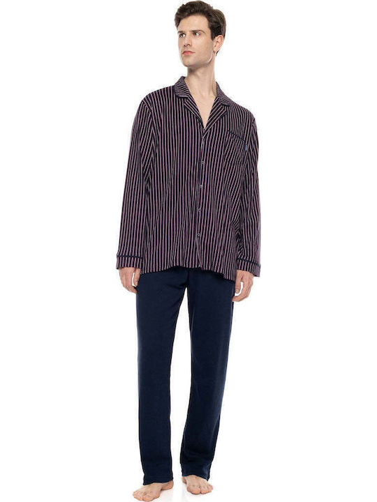 Ulisse Winter Men's Pyjamas Blue