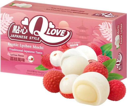 Qlove Екзотичен Личи Мини Мочи 80г Твн