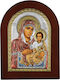 Saint Icon Panagia of Jerusalem 20x26 Brown