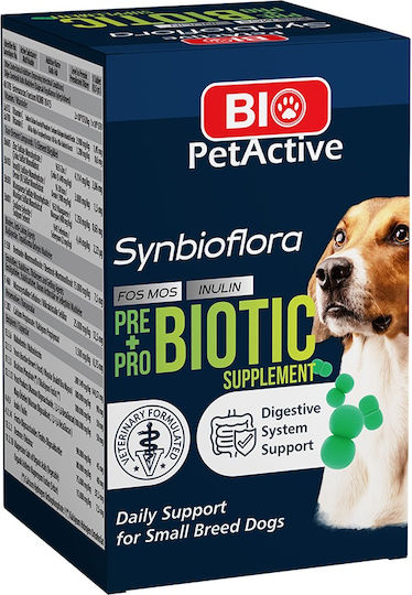 Bio Petactive Пробиотици за кучета в таблетки 2 табл. за стомашно-чревни разстройства