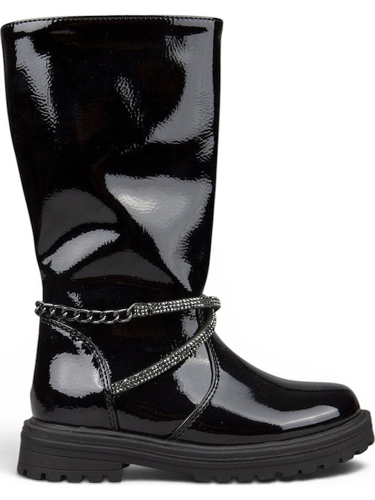 Kids Black Boots