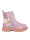 Kinderstiefel mit Reißverschluss Rosa