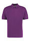 Kustom Kit Ανδρικό Διαφημιστικό Polo T-shirt Dark Purple
