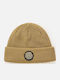 Beanie Unisex Knitted Beanie in Yellow Colour