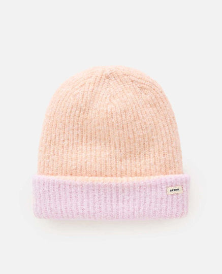 Beanie Unisex Reversible Knitted Beanie In Orange Colour