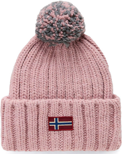 Semiury Beanie Women's Knitted Beanie in Pink Colour