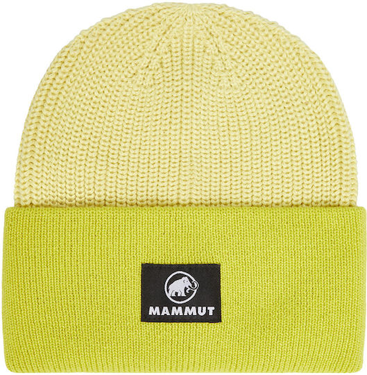 Beanie Ανδρικός Σκούφος Πλεκτός σε Κίτρινο χρώμα
