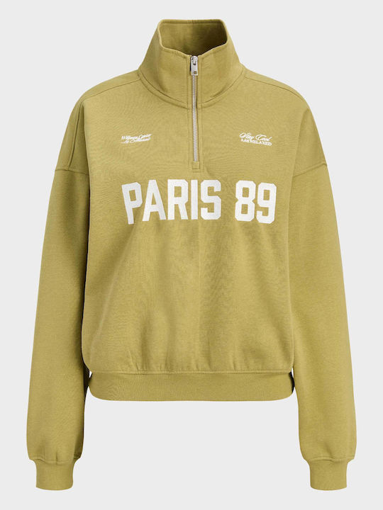 Jack & Jones Women's Sweatshirt Cardigan Mustard