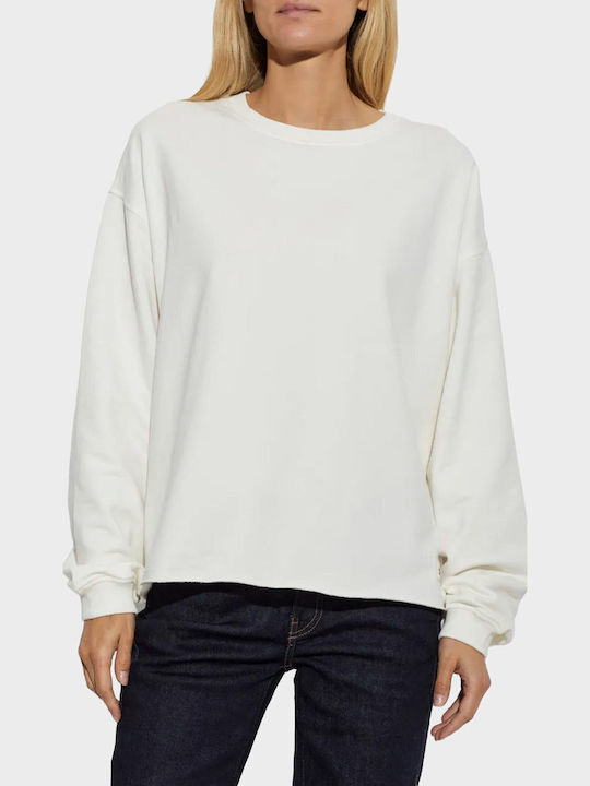 Damen Sweatshirt Ecru
