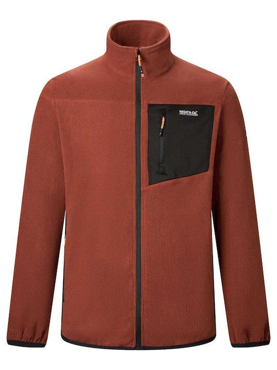 Regatta Full Ανδρική Ζακέτα Fleece Μαύρη