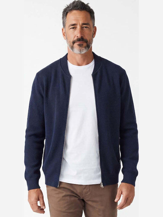 Ben Tailor Ανδρική Ζακέτα Πλεκτή Μπλε