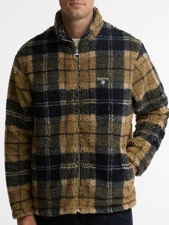 Barbour Herren Fleecejacke Sherpa Braun