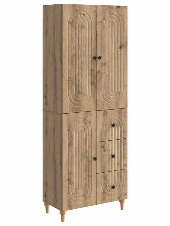 Biblioteci Artisan Stejar (2 Buc) 66x34.5x90cm