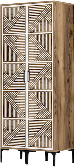 Solano Doppeltür Kleiderschrank 80x47.5x201.4cm