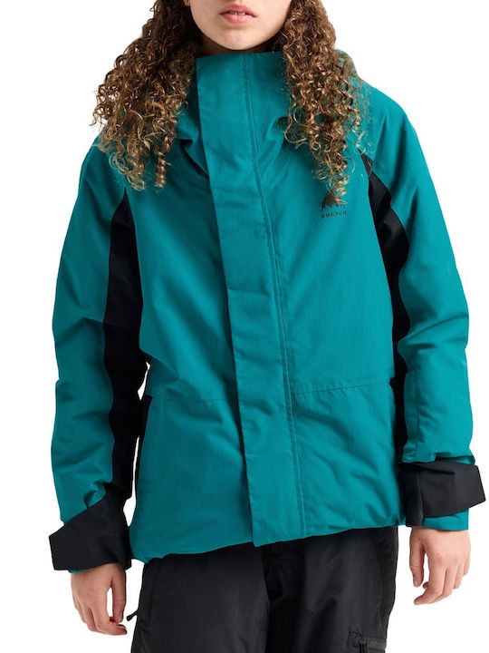 Kinderjacken & Winterjacken Casual Kurze Kinderjacke Pacific Teal/Schwarz