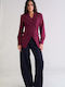 Decoro Decoro Damen Blazer Burgundisch