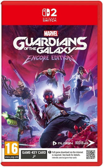 Marvels Guardians Of The Galaxy Spiel-Schlüssel-Karte Switch 2 Spiele