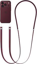 Apple Crossbody Strap Burgundy Mk974zm/a Apple Crossbody Strap Burgundy Mk974zm/a