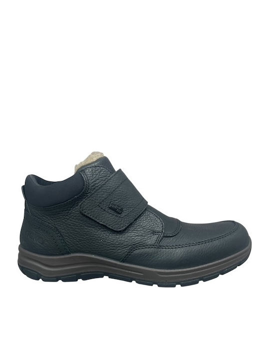 Rieker Leather Men's Boots Black