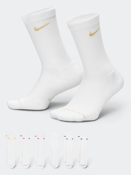 Nike Everyday Спортни чорапи Бели 1 чифт