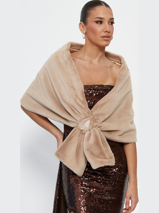 RichgirlBoudoir Women's Shawl Beige