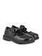 Kids Anatomic Ballerinas with Hook & Loop Closure Black