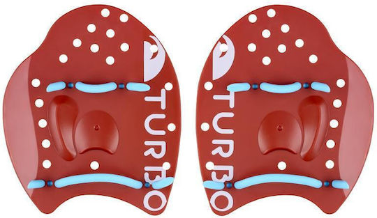 Turbo Professionelle Schwimmhandpaddel Classic Flach Χεράκια Κολύμβησης M Turbo Rote
