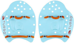 Turbo Professionelle Handpaddel Klassisch Flach Schwimmhandpaddel S Turbo Blau