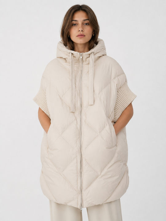Women's Sleeveless Puffer Jacket for Winter Vanilia