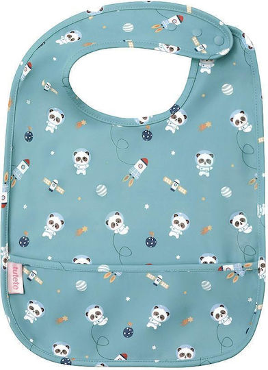 Tutete Babici Pentru Bebeluşi Impermeabilă Material Textil Cu Buton Şi Buzunar Pandas In Space